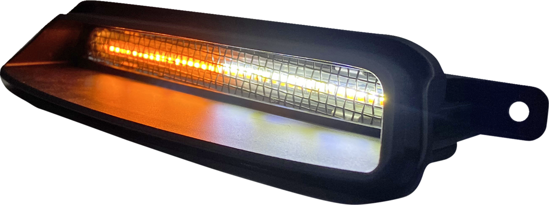 Dynamic LED Fairing Vent Inserts for Indian