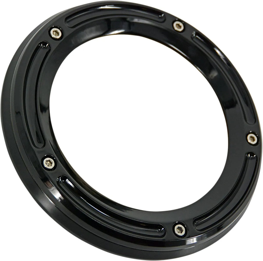 Tapa embrague Trask Assault negro para Harley-Davidson Softail M8