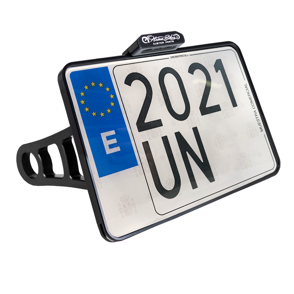 Soporte Matricula Lateral Para Harley-Davidson Dyna 1991-2005 (España)