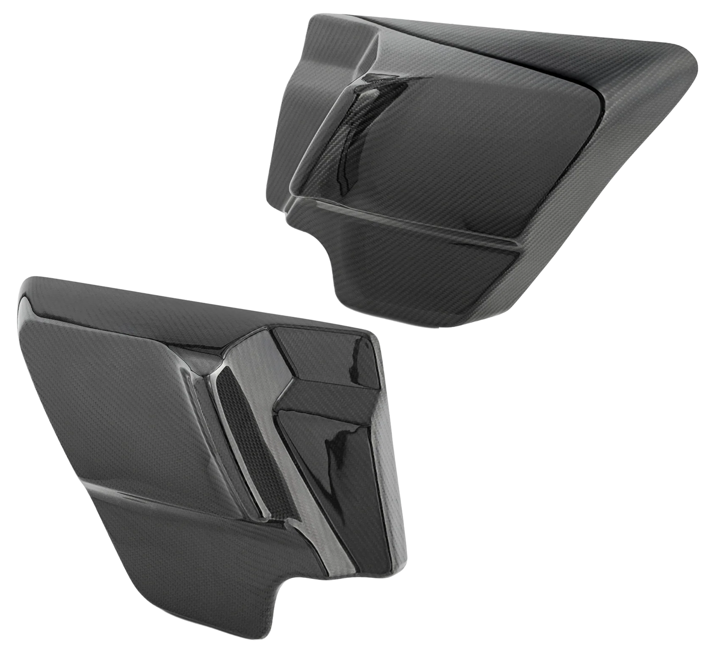 Tapas laterales de fibra de carbono para Harley Davidson Touring