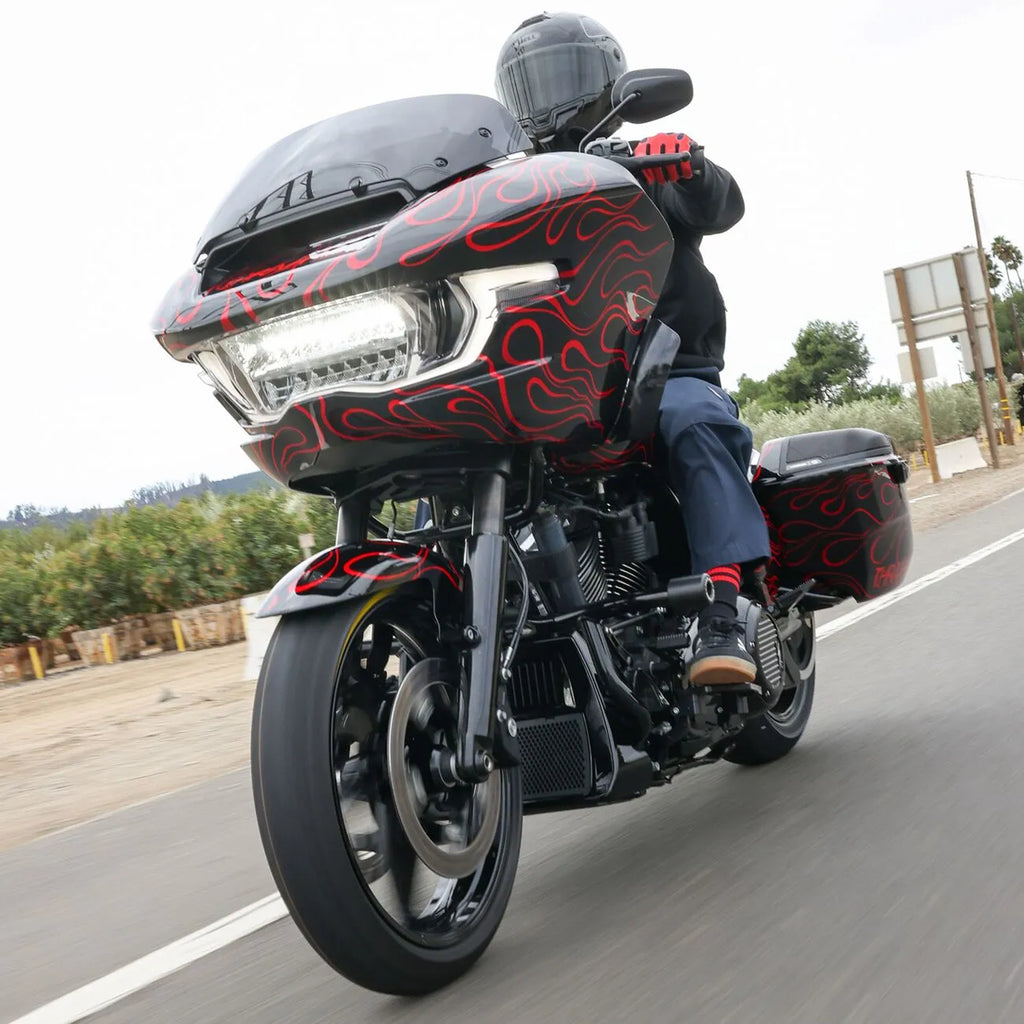 Schwarze untere Klemmen für Harley Davidson