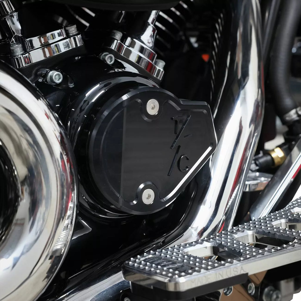 Gen 2 M8 Black Camshaft Cover for Harley-Davidson FLHX/FLHXST, FLTRX/FLTRXSTSE