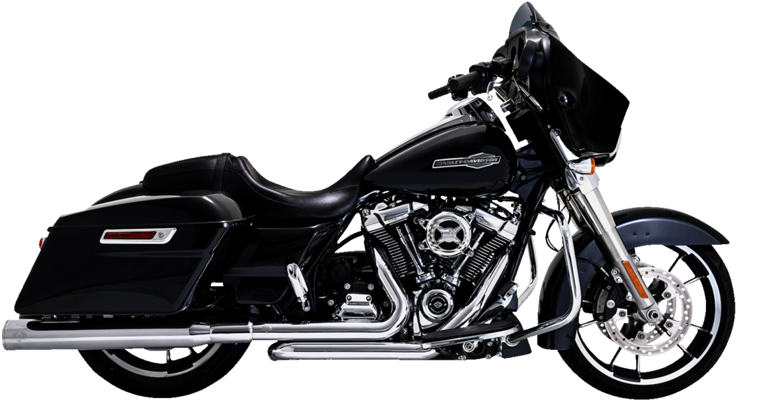 Sistema Colector Dresser Duals Cromado Para Harley Davidson