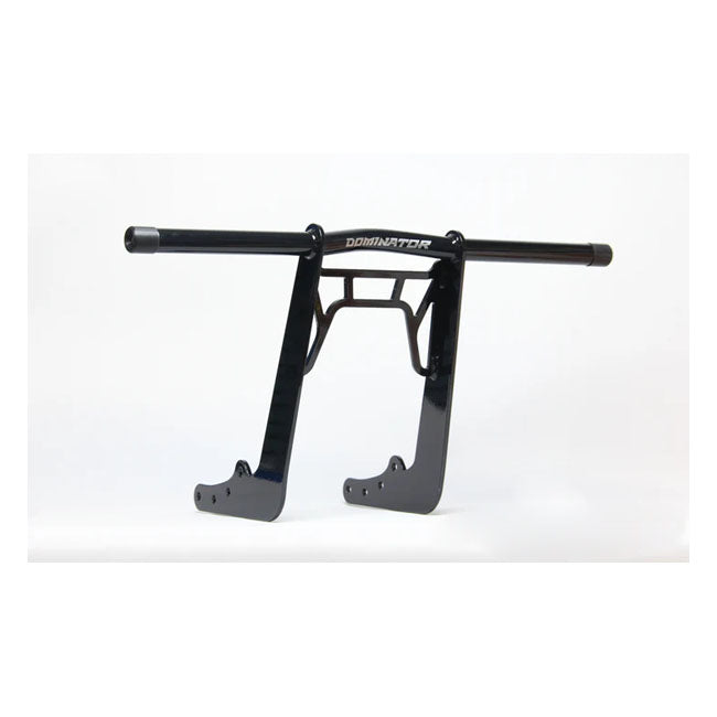 Dominator, Barra De Protección Delantera Estilo Club. M8 Softail. Negro Para Harley Davidson 18-24 Softail