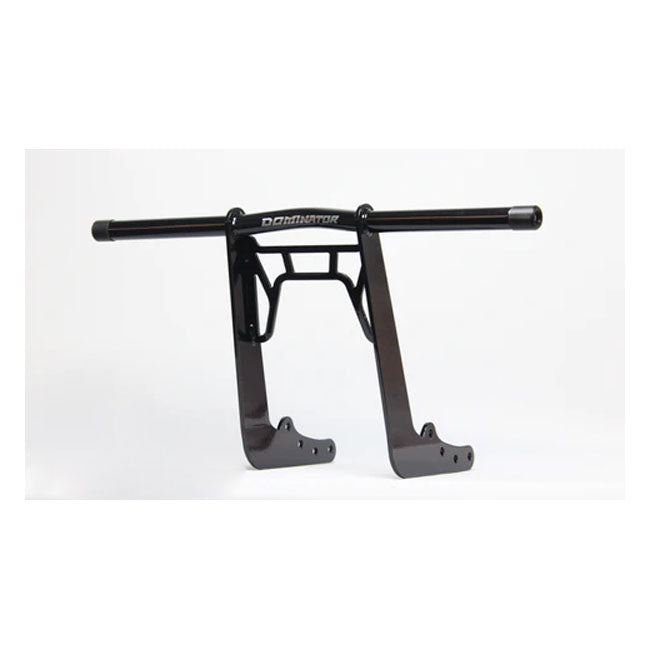 Dominator, Barra De Protección Delantera Estilo Club. M8 Softail. Negro Para Harley Davidson 18-24 Softail