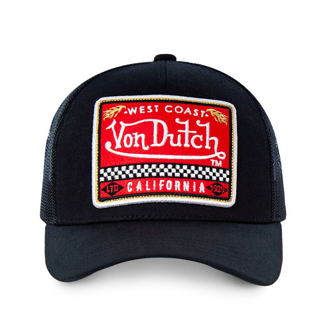 Gorra Negra Von Dutch West Coast