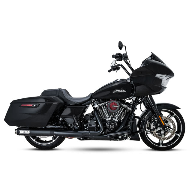V&amp;H Supersport 400 Slip-On-Schalldämpfer in Schwarz für Harley Davidson