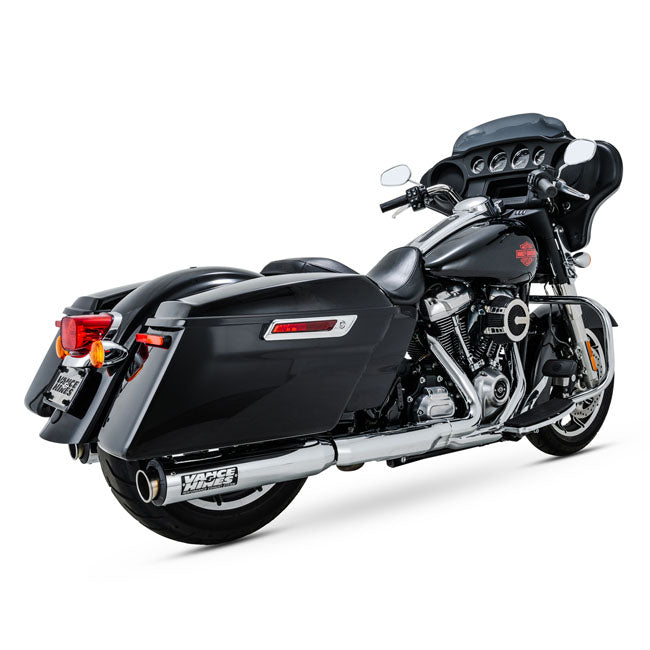 Silenciadores V&H Supersport 400 Slip-On Cromados Para Harley Davidson