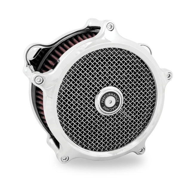 PM Chrome Super Gas Austausch-Luftfilter-Kit für Harley-Davidson