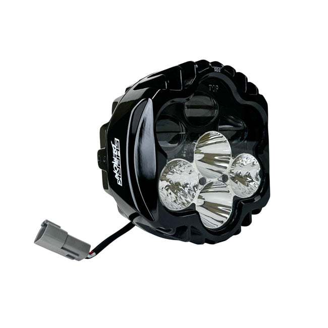 Custom Dynamics, Shark Demon LED-Scheinwerfer für Harley Davidson