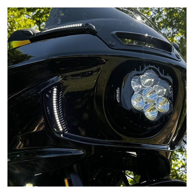 ST Verkleidungslüftungen, schwarz für Harley-Davidson