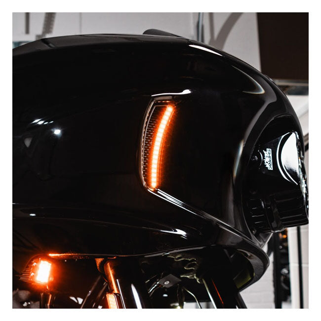 ST Verkleidungslüftungen, schwarz für Harley-Davidson