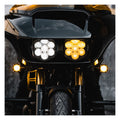 Custom Dynamics, V2 Shark Demon Fog Light Combo Kit For Harley Davidson
