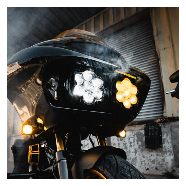Custom Dynamics, V2 Shark Demon Fog Light Combo Kit For Harley Davidson