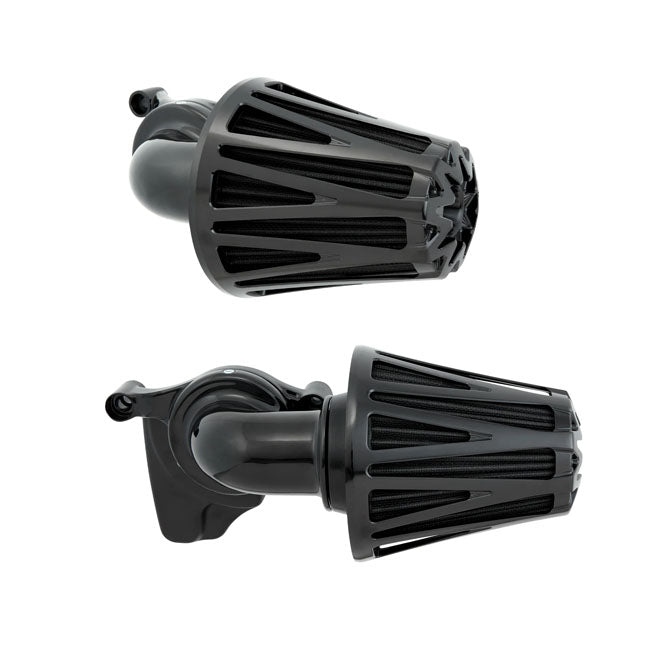 Arlen Ness 90° Monster Sucker Crossfire Luftfilter für Harley-Davidson