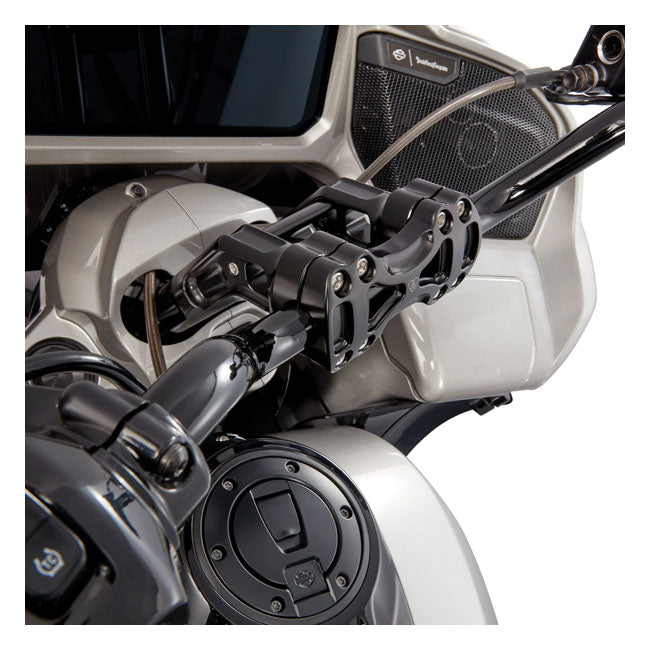 Arlen Ness, Method 10 Universal-Lenkererhöhungen in Schwarz für Harley-Davidson