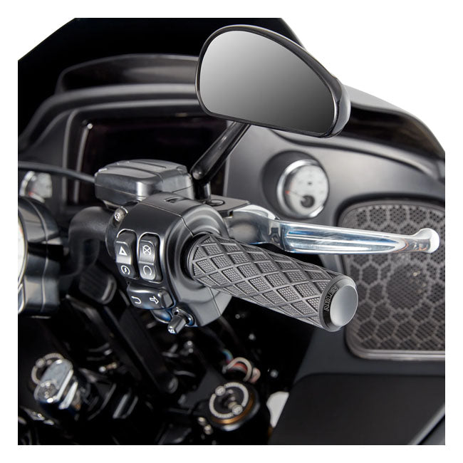 Arlen Ness Black Diamond Lenkergriff-Set für Harley Davidson