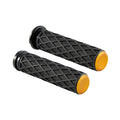 Arlen Ness Gold Diamond Lenkergriff-Set für Harley-Davidson