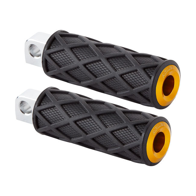 Arlen Ness Gold Diamond Fußrastenset für Harley Davidson