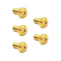 Arlen Ness Gold Titanium Rear Brake Disc Bolt Kit for Harley-Davidson