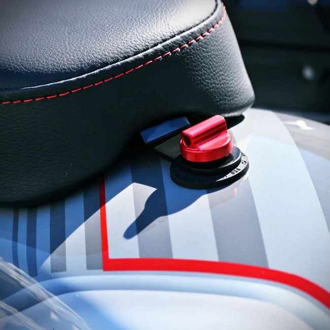 1/4-28 Rote Sitzschraube für Harley Davidson