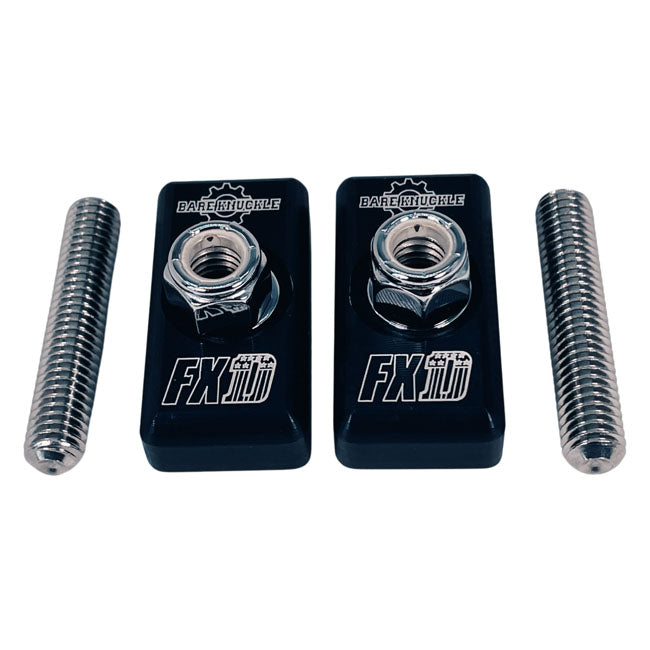 FXD Logo Axle Trim Plate Kit for Harley Davidson