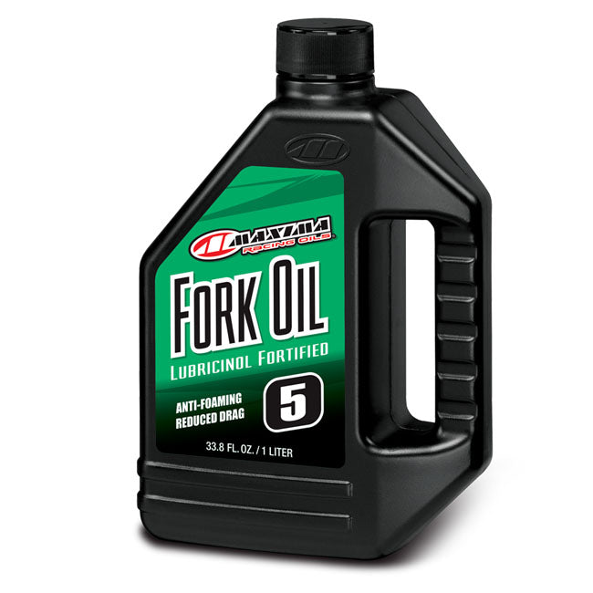 Maxima Racing Oils, Aceite Para Horquilla 5W Para Harley Davidson