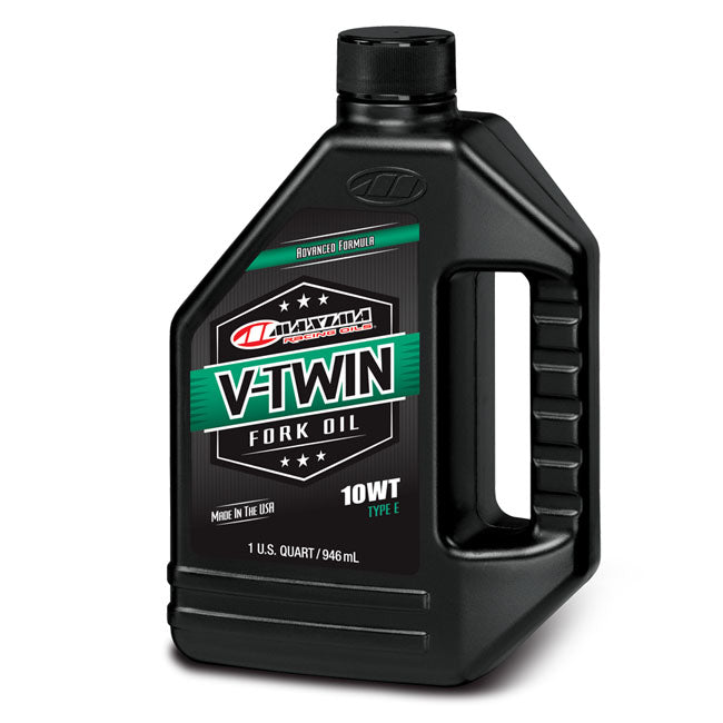 Maxima Racing Oils, Aceite Para Horquilla V-Twin 10W Para Harley Davidson