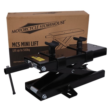 MCS, 'Deadlift' motorcycle lift for Harley Davidson