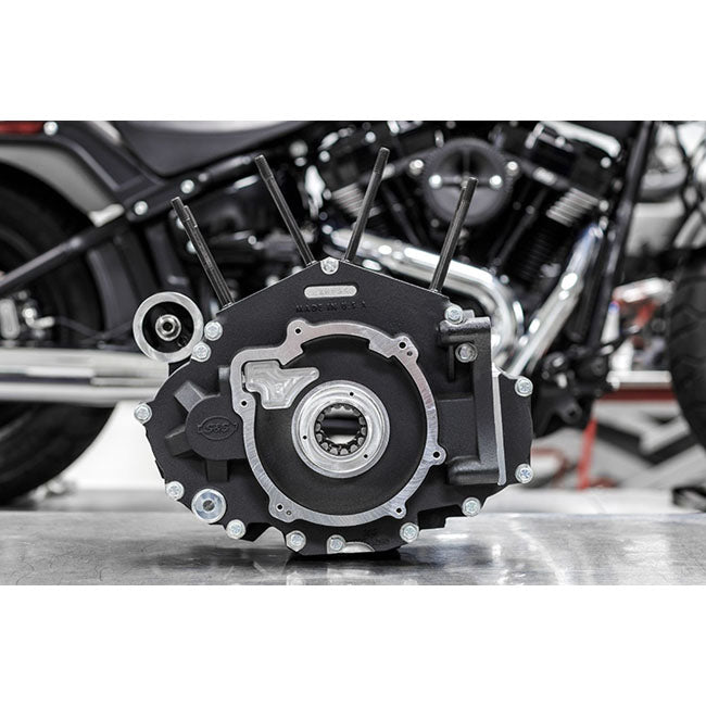 Softailmk-Series 'B' Black Crankcase Assembly for Harley-Davidson