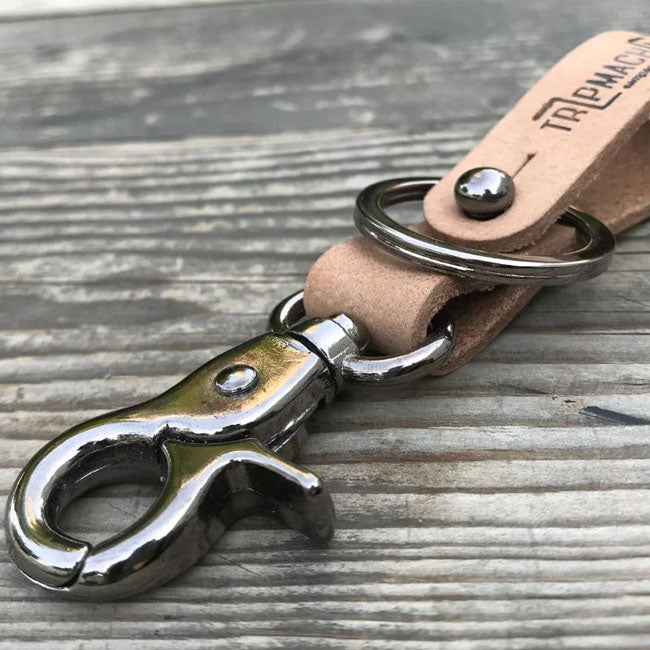 Tripmachine Black Raw Keychain