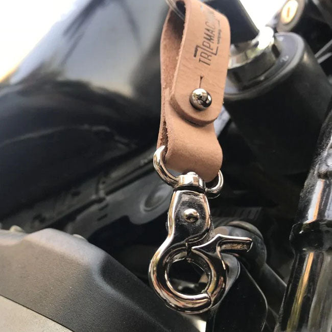 Tripmachine Black Raw Keychain