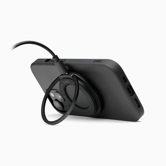Cayo, Disc.Dokk 15W Black Mobile Charger