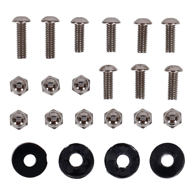 FLST/C Windschutzscheibenhalterung Schwarz für Harley Davidson