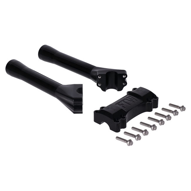 Indian Larry, 8" BK Brawler Riser Top Clamp Universal für Harley Davidson