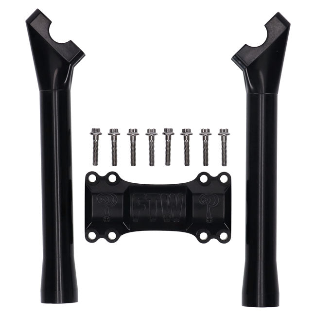 Indian Larry, 10" BK Brawler Riser Top Clamp Universal für Harley Davidson