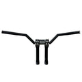 Indian Larry, Manillar Bk Brawler De Aluminio Con Elevación De 4" Negro Para Harley Davidson