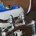 Indian Larry, Retro Style Riser, 5 cm Aluminium Riser für Harley Davidson