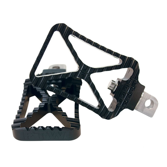 Indian Larry, Estriberas Bk Brawler Anodizado Negro Para Harley Davidson