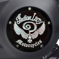 Indian Larry,Tapa De Embrague Con El Logotipo "Indian Larry" Para Harley-Davidson