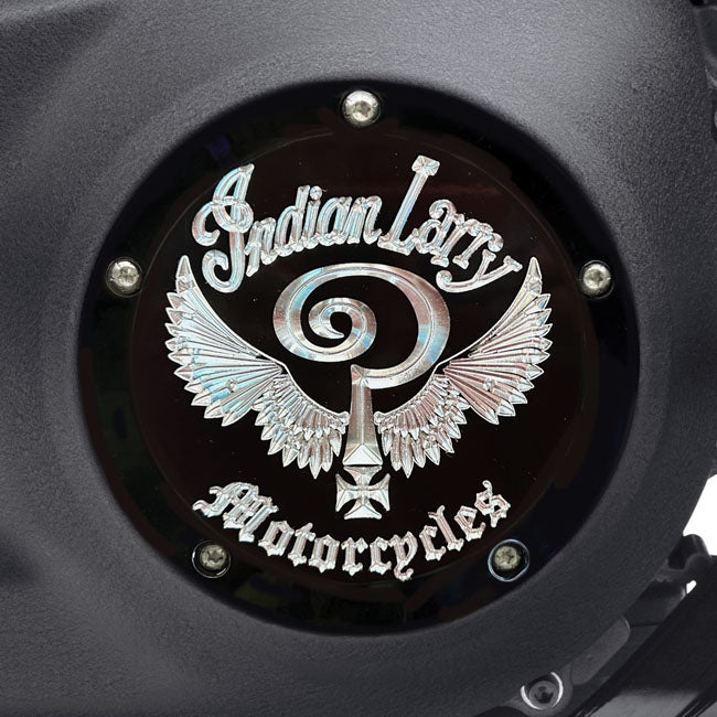 Indian Larry, Kupplungsdeckel mit "Indian Larry" Logo für Harley-Davidson