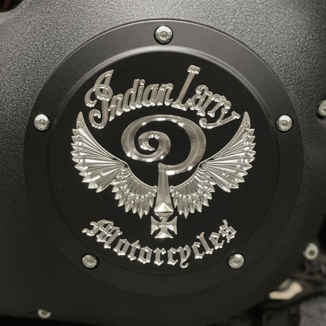 Indian Larry, Kupplungsdeckel mit "Indian Larry" Logo für Harley-Davidson
