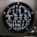 Indian Larry, "Fuck the World" Kupplungsdeckel für Harley-Davidson
