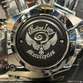 Indian Larry, 2-Loch "Fragezeichen" Steuerdeckel für Harley-Davidson