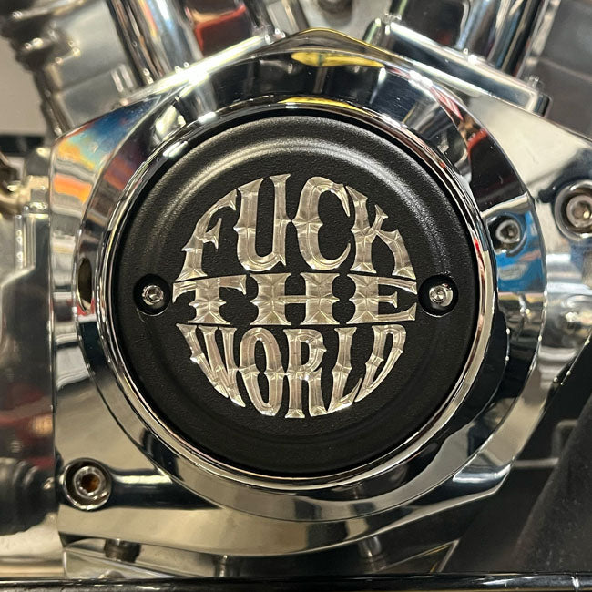 Indian Larry, 5-Hole Timing Cover with "FTW" Logo for Harley-Davidson