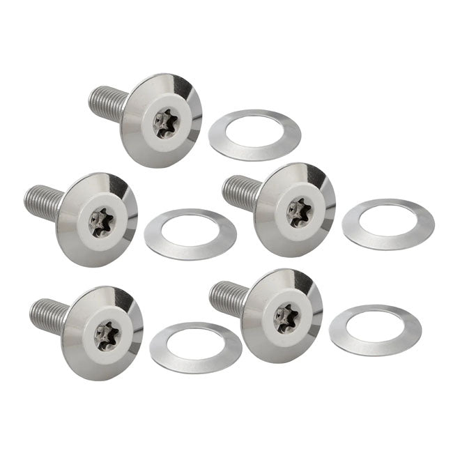 Arlen Ness Forged Stainless Steel Brake Disc Bolt Kit for Harley-Davidson