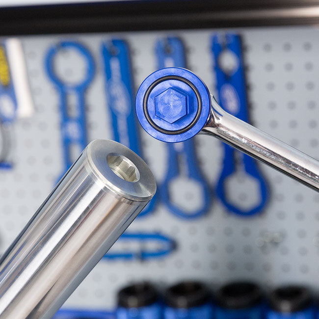 Motion Pro, Herramienta Hexagonal Para Tapas De Horquilla 49 Mm Para Harley Davidson