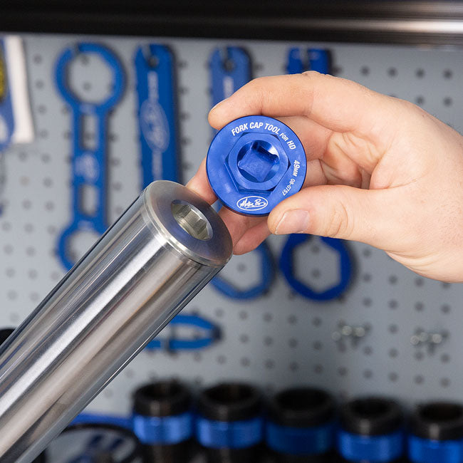 Motion Pro, Herramienta Hexagonal Para Tapas De Horquilla 49 Mm Para Harley Davidson