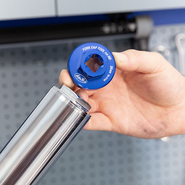 Motion Pro, Llave De Vaso Para Tapa De Horquilla 39 Mm Para Harley Davidson