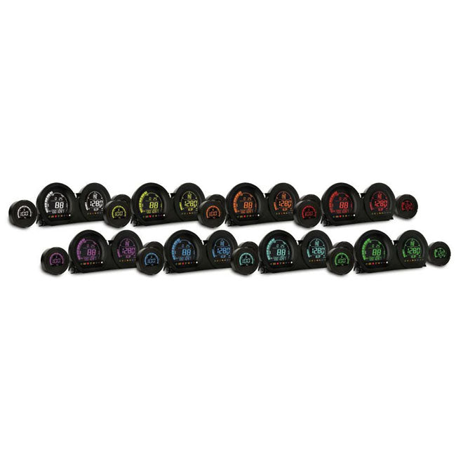 Koso, HD-03 Kit De Indicador De 4 Piezas Y 8 Colores Para Harley Davidson